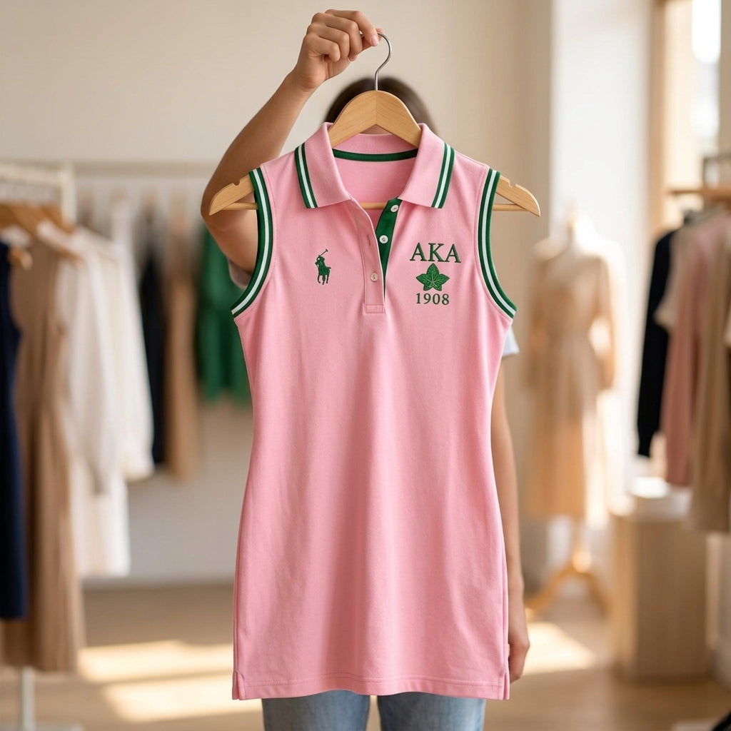Premium Sleeveless Polo Dress TLQ DBD AKA 2710266