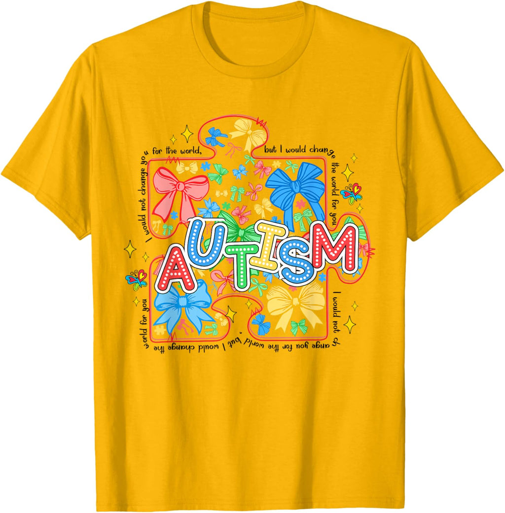 Autism Awareness Coquette Bow Autism Awareness Puzzle Piece