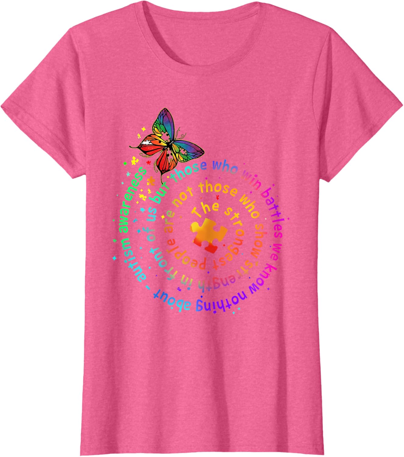 The Strongest People Butterfly Autism Awareness