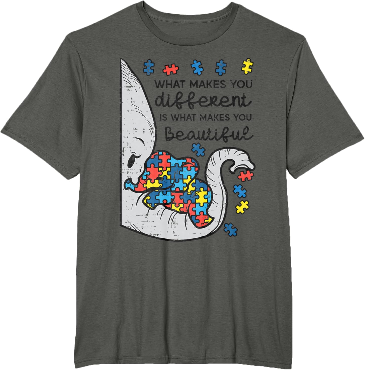 What Makes You Different Beautiful Elephant Autism Awareness