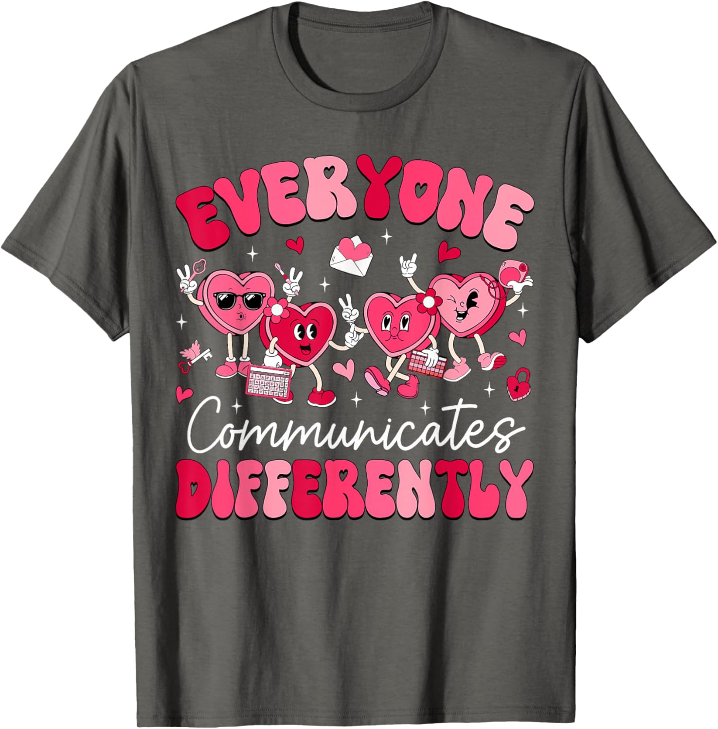 Everyone Communicates Differently Autism Valentines Day