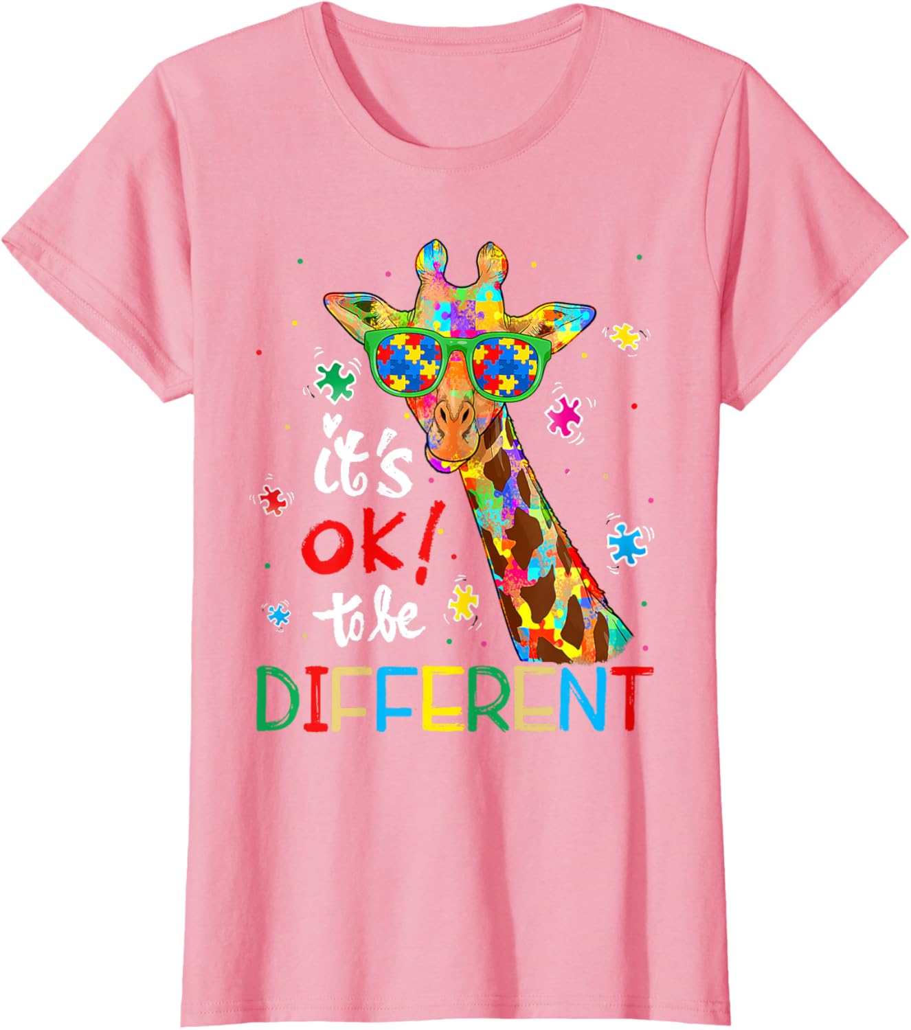 Autism Awareness Acceptance Women Kid Its Ok To Be Different