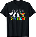Autism Awareness Dinosaur Kid Boys Its Ok To Be Different
