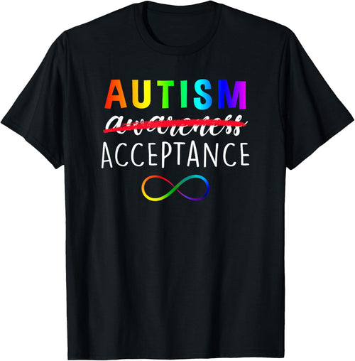 Autism - Red Instead - Acceptance Not Awareness