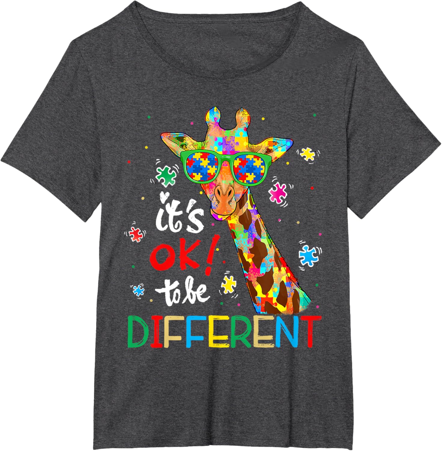 Autism Awareness Acceptance Women Kid Its Ok To Be Different